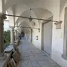 Il chiostro che ospiterà la collezione