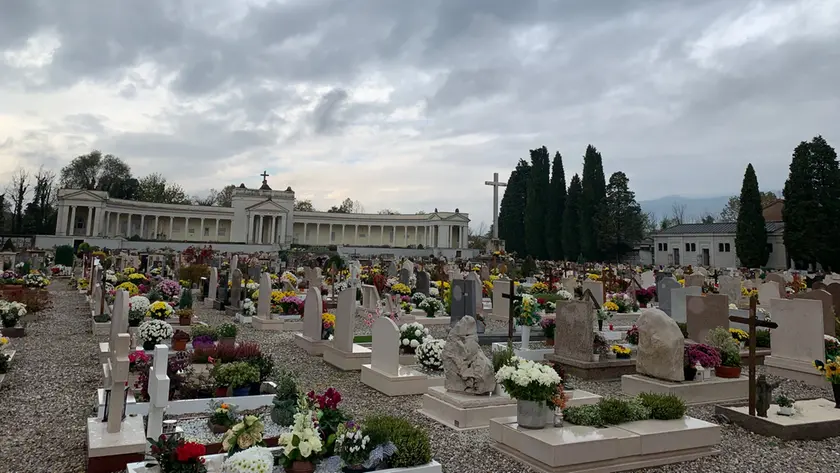Una veduta del cimitero di San Odorico a Sacile