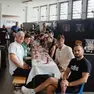 Giocatori, tecnici e dirigenti alla grigliata di squadra
