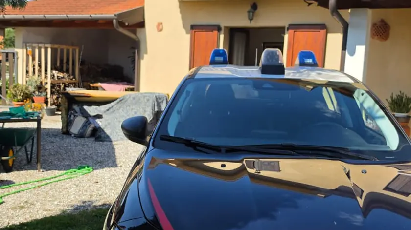 L'intervento dei carabinieri