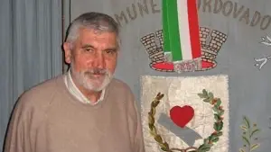 Umberto Coassin quando era amministratore a Cordovado
