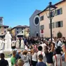 La cerimonia che si è tenuta in piazza San Francesco con la statua a Cividale