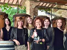 Giannola Nonino con figlie, nipoti e pronipote