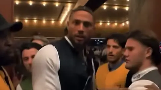 Un frame del video con protagonista il portiere dell'Udinese