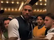 Un frame del video con protagonista il portiere dell'Udinese