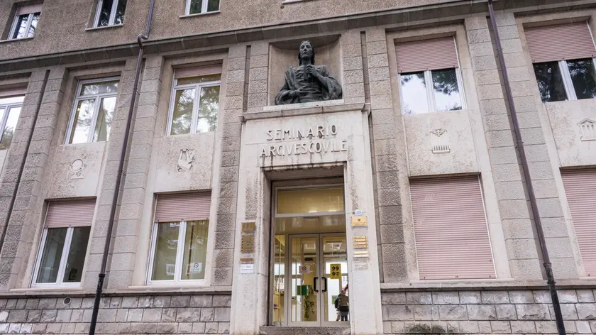L’ingresso del seminario arcivescovile di viale Ungheria