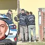 Nel tondo Stefano Facca, nella foto grande i rilievi sul luogo del dramma