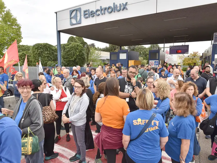 Uno sciopero all'Electrolux