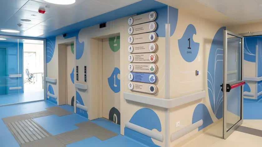 L’interno della nuova pediatria
