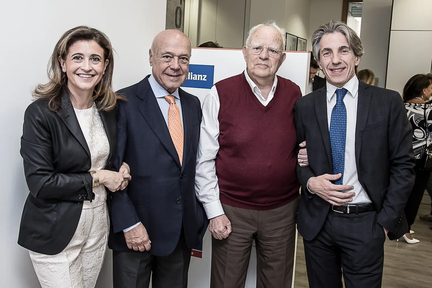 Marco conEnrica Preindl con Pietro Preindl e Faustino Paoloni , fondatori delle prime agenzie