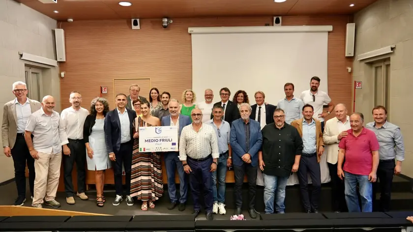Gli amministratori dei sette Comuni del Medio Friuli