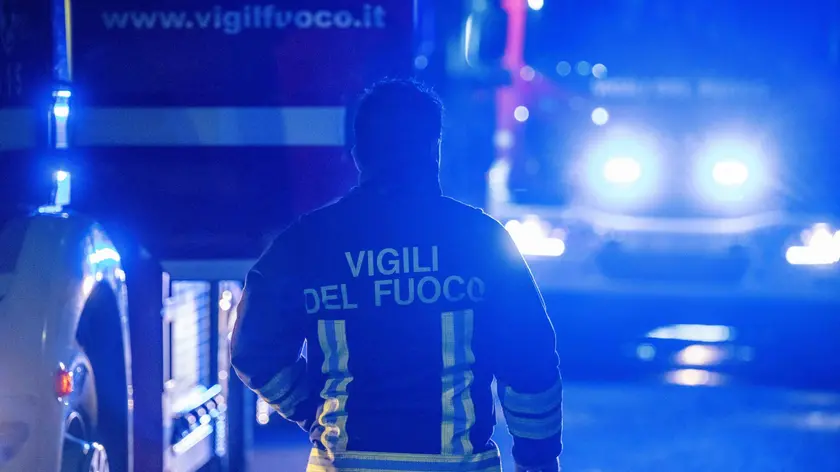Sul posto i vigili del fuoco (foto d'archivio)
