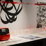 Una delle aree della mostra sul terremoto