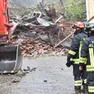 La frana di Brazzano del 17 novembre 2025 (foto Petrussi)