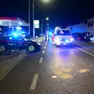 Ambulanza e forze dell'ordine sul posto