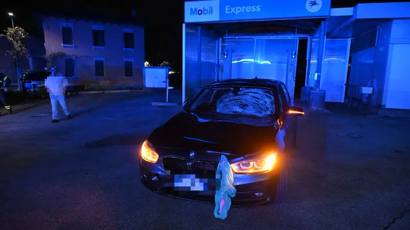 Un veicolo coinvolto