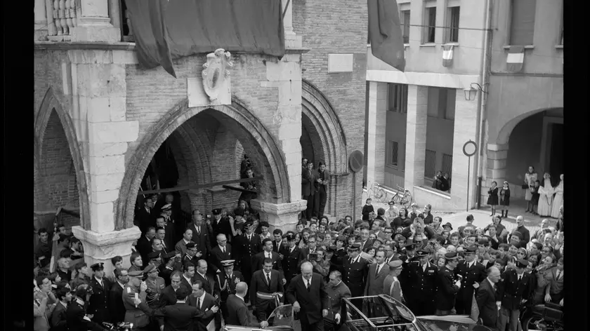 Visita di Saragat a Pordenone nel 1966 e Molassa, Claut, 1954
