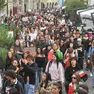 Tanti ragazzi in corteo nel centro di Udine. Foto Petrussi