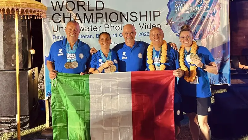 Da sinistra, Lombroso, Piccoli, Davino, Iardino e Scrigner