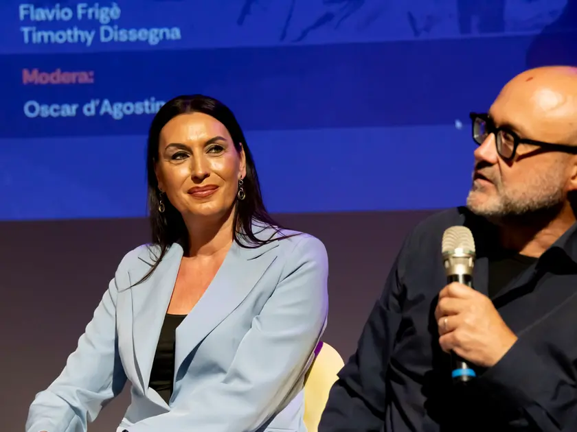 Paolo Cagnan con Maira Trevisan (Foto Bonaventura)