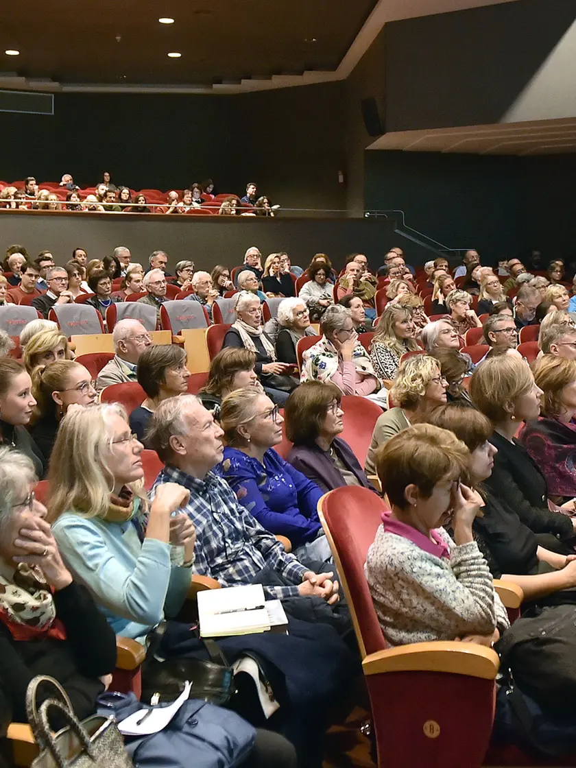Il pubblico di una passata edizione del Festival di filosofia Mimesis
