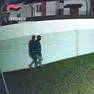 L’immagine di una telecamera che aveva ripreso uno dei malviventi