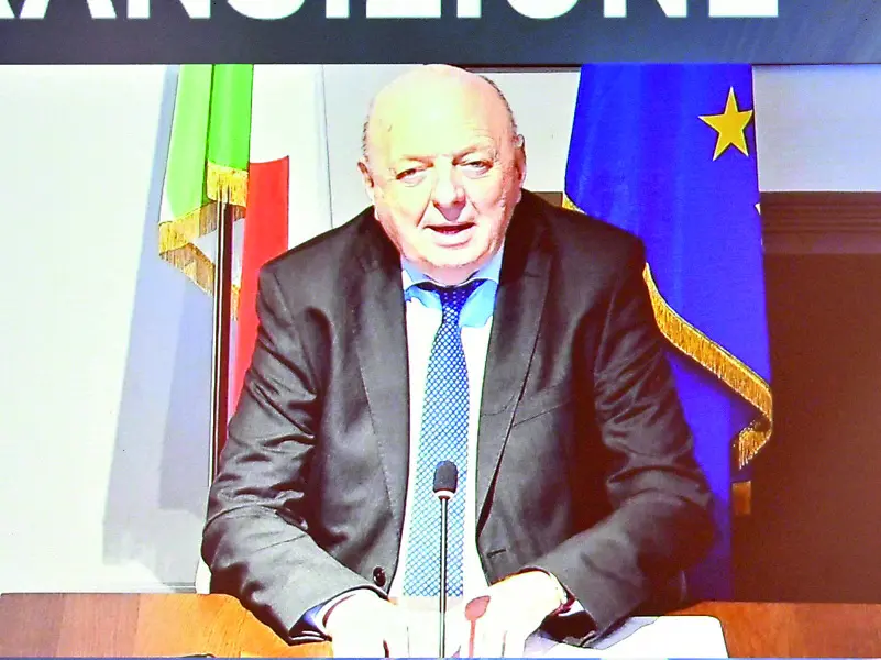 Il ministro all’Ambiente, Gilberto Pichetto Fratin, in collegamento con il Forum Energia
