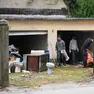 Le operazioni di messa in sicurezza della palazzina in via Caboto (F. Brisotto/Petrussi)