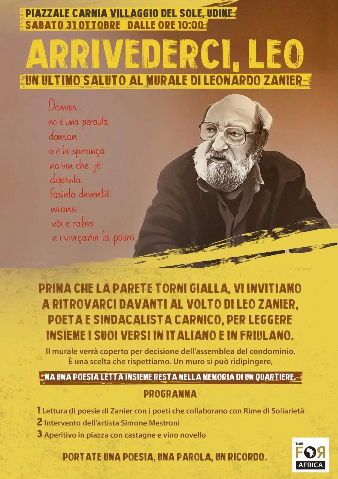 La locandina dell'evento