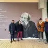 Il murale dedicato a Zanier