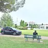 Pattuglia dei carabinieri al parco Moretti di Udine