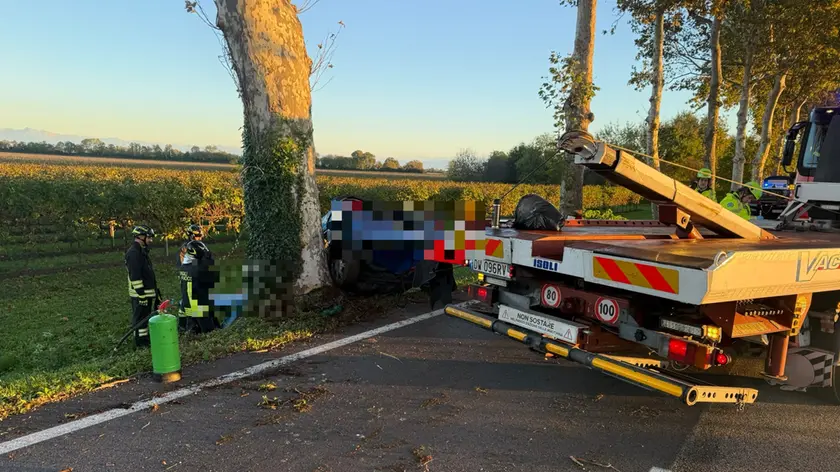 Il luogo in cui è avvenuto l'incidente, lungo la Jesolana