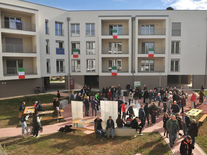 L'inaugurazione delle nuove case Ater in via Eritrea a Udine