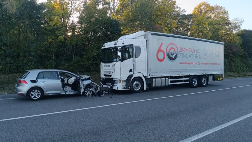 L'incidente sulla Pontebbana