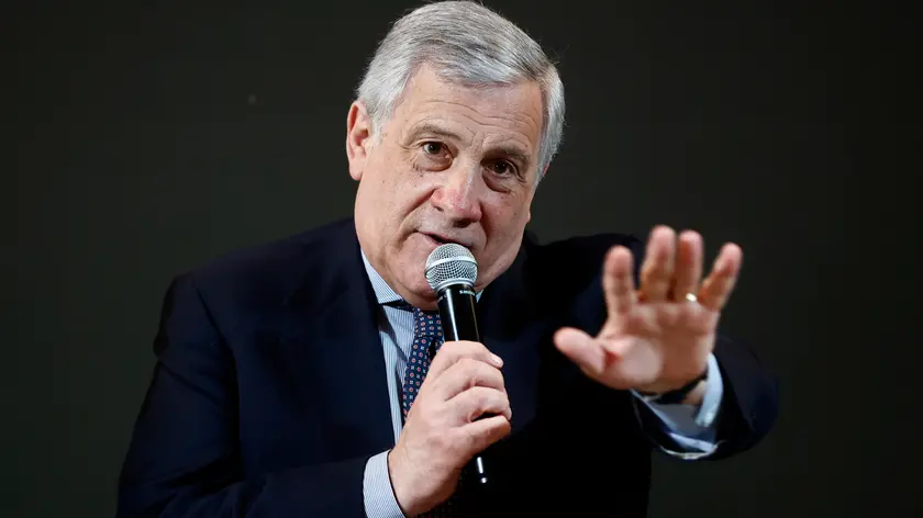 Il ministro degli Esteri Antonio Tajani durante il Forum del Made in Italy, presso palazzo Wedekind, Roma, 22 maggio 2024, ANSA/VINCENZO LIVIERI