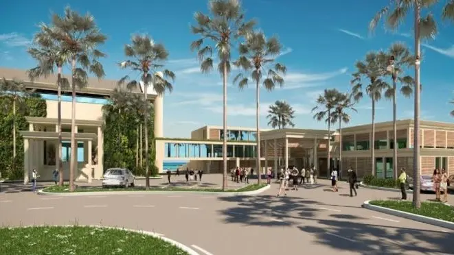 ll progetto del nuovo albergo di lusso che sta sorgendo proprio di fronte al Kursaal e che sarà composto da 24 suite