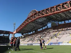 Trieste, 14 aprile 2013. Campionato di calcio Serie A 2012/2013. 32^ giornata. Stadio Nereo Rocco. Cagliari vs Inter. Nella foto: Panoramiche dello stadio. Copyright Foto Petrussi / Ferraro Simone