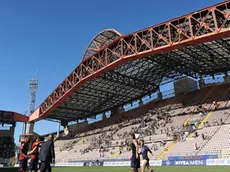 Trieste, 14 aprile 2013. Campionato di calcio Serie A 2012/2013. 32^ giornata. Stadio Nereo Rocco. Cagliari vs Inter. Nella foto: Panoramiche dello stadio. Copyright Foto Petrussi / Ferraro Simone