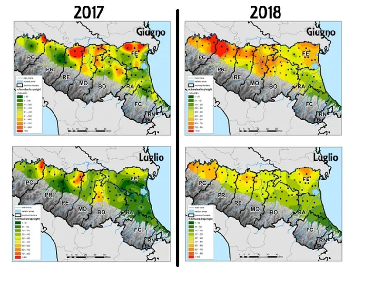 La mappa: ecco come è cambiata la diffusione