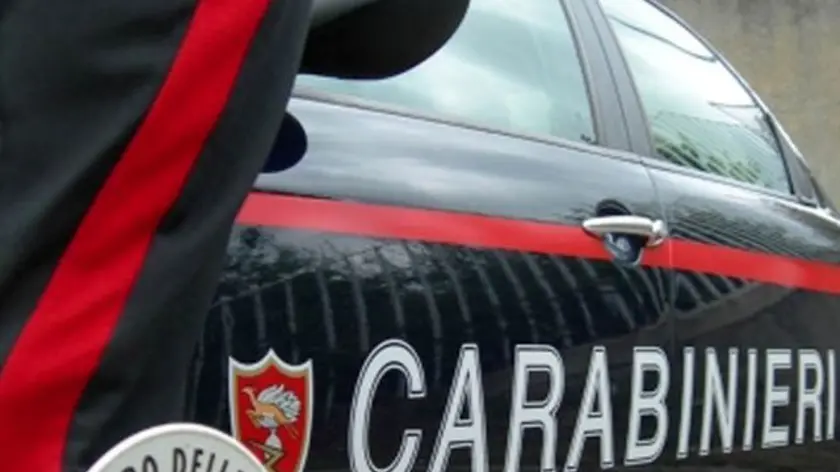 Carabinieri foto generica, auto di pattuglia con paletta ministero della Difesa/ Foto Mimmo Trovato