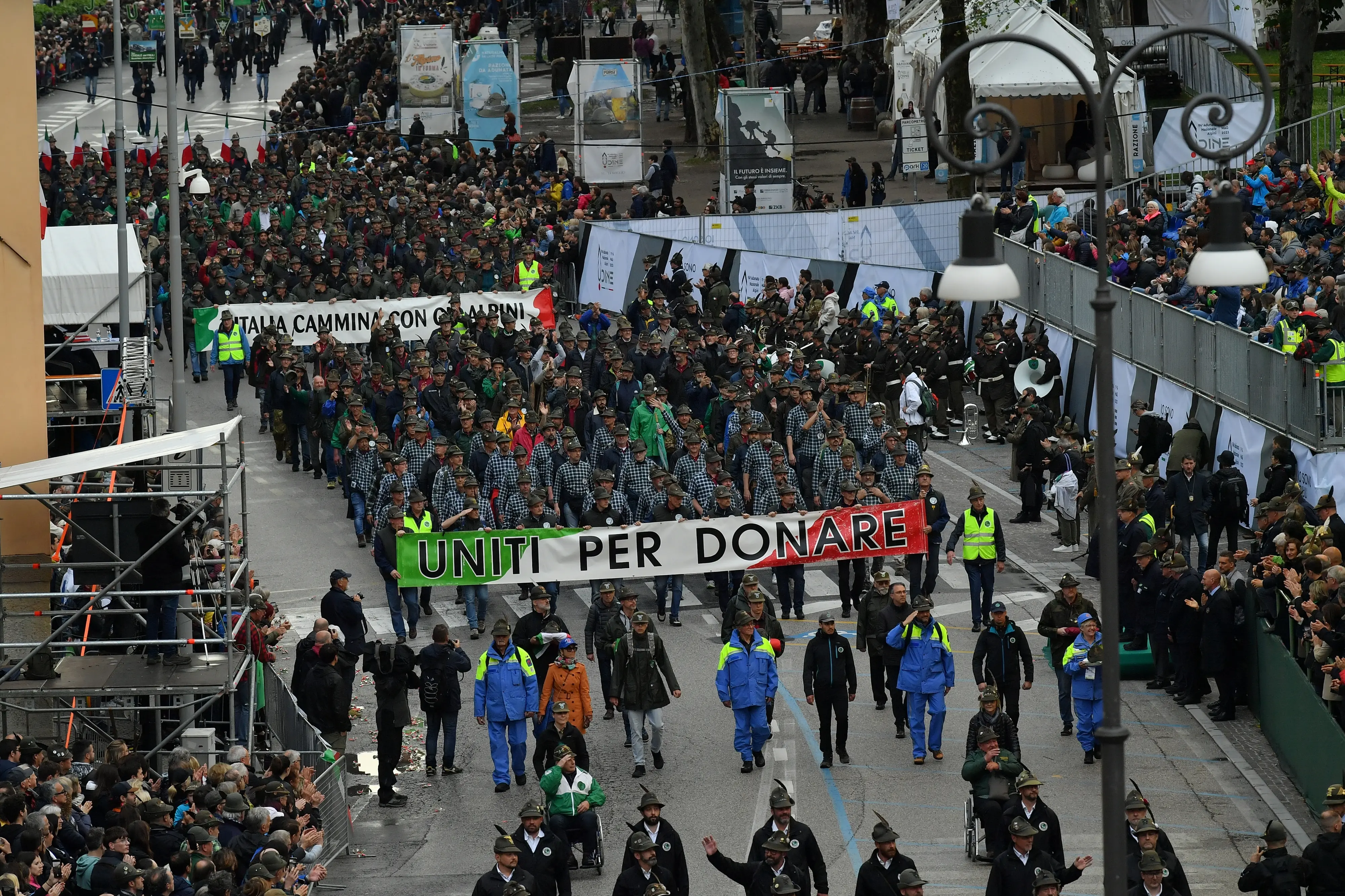 Udine 14 Maggio 2023. Sfilata Adunata Alpini. © Foto Petrussi