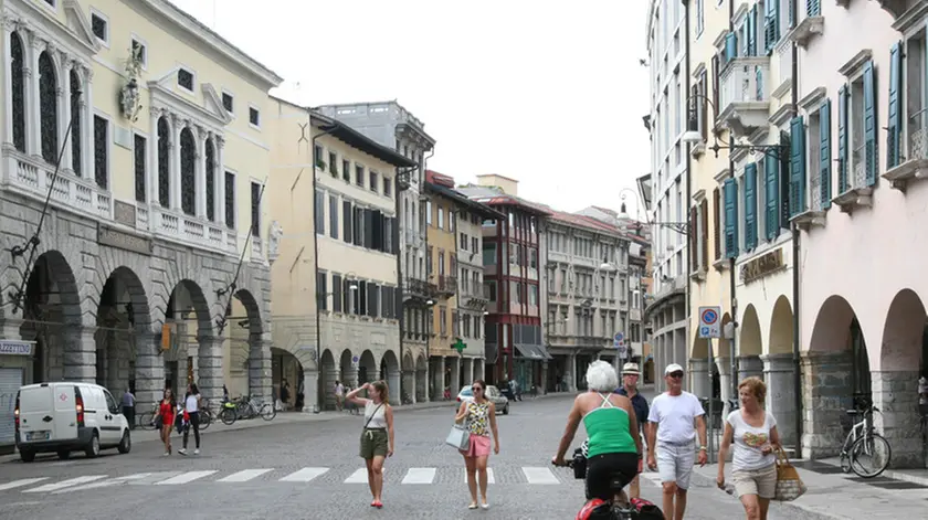 Udine 23 Giugno via mercatovecchio Agenzia Petrussi foto Turco Massimo