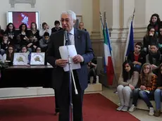 Cividale 16 febbraio 2013. Premiazione al Convitto Paolo Diacono. Telefoto Copyright Petrussi Foto Press