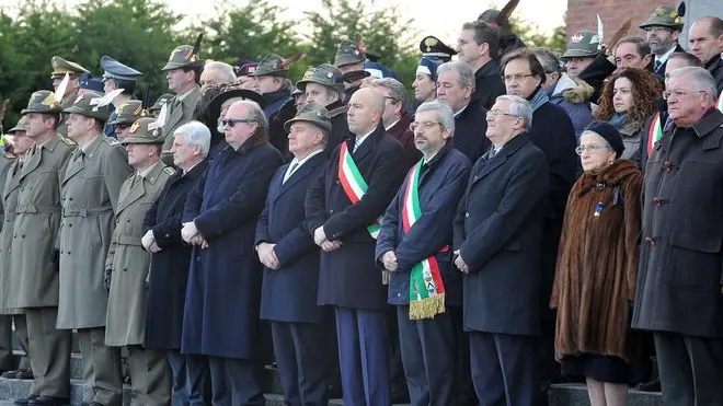Udine 03 febbraio 2013 Tempio, celebrazione dei 70 anni dalla battaglia Nikolajewka. Copyright Foto Petrussi / Ferraro Simone