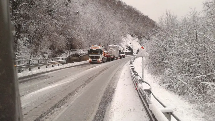 Gemona 30 Gennaio 2015 neve Foto Agenzia Foto Petrussi/Turco