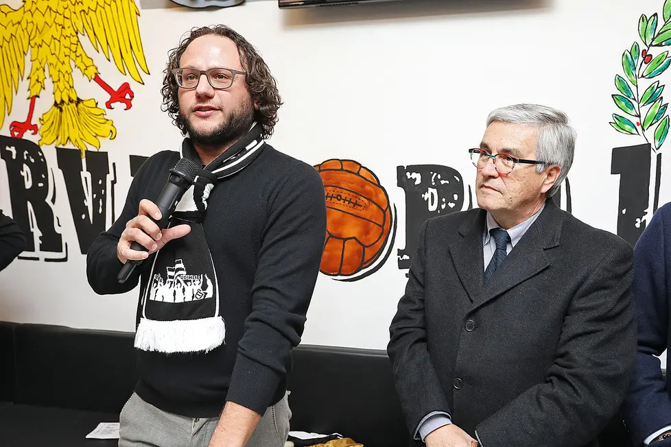 Udine 22 Novembre 2018 Inaugurazione locale tifosi curva nord © Petrussi - Bressanutti