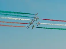 Lignano 18 agosto 2013 Frecce Tricolori Copyright Petrussi Foto Press/Serratore