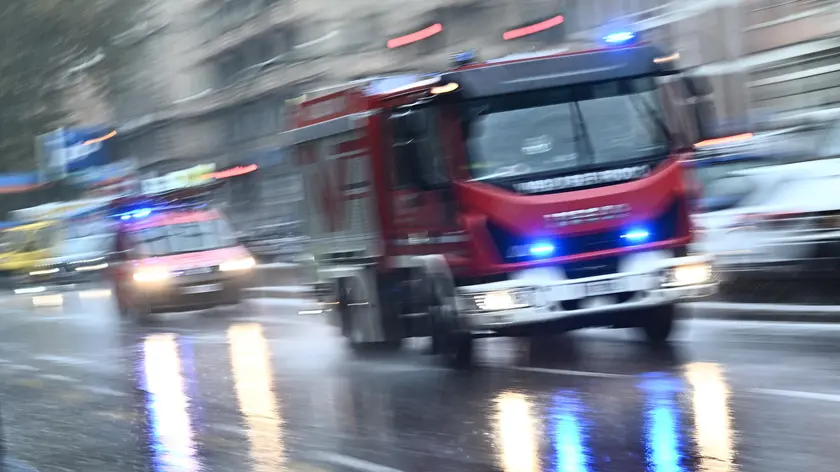 Forti pioggia nella notte che hanno provocato allagamenti nella zona del Tigullio. Nel capoluogo piove, ma non si registrano disagi. Genova, 24 0ttobre 2023. ANSA/LUCA ZENNARO