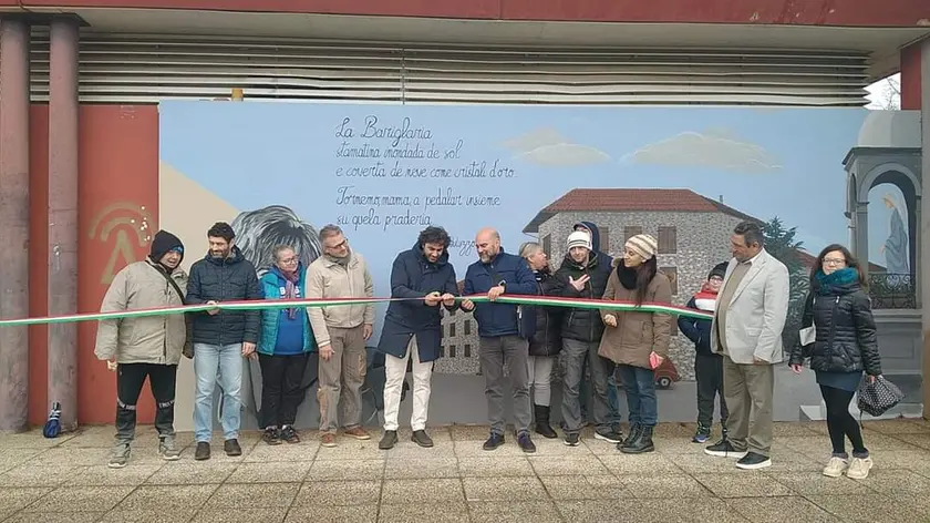 Il taglio del nastro alla presenza dell’assessore comunale alla Cultura, Federico Pirone