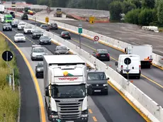01 settembre 2018.Autovie Venete..Traffico vacanziero sulla A4..Copyright Foto Petrussi / Ferraro Simone